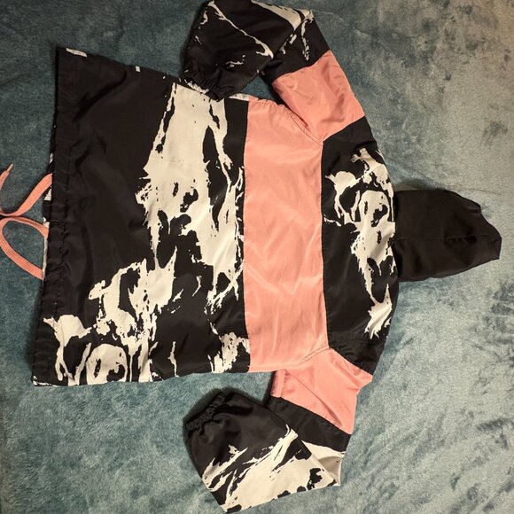 Five By Five by Masterpiece Windbreaker Hoodie Jacket Size M - Picture 8 of 9
